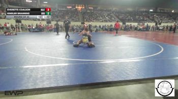101 lbs Round Of 32 - Everette Coalson, Weatherford vs Kinsler Branning, Bridge Creek Wrestling