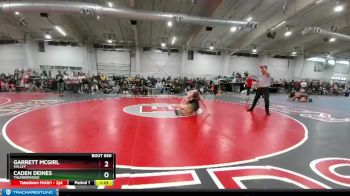 144 lbs Champ. Round 3 - Caden Deines, Thunderridge vs Garrett McGirl, Valley