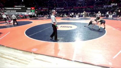 2A 138 lbs Cons. Round 1 - Charlie Connors, Dixon (H.S.) vs Luke Banas, New Lenox (Providence Catholic)
