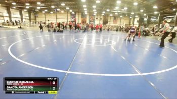 120 lbs Rd# 10- 4:00pm Saturday Final Pool - Cooper Schlaegel, Terps Xtreme vs Dakota Anderson, Aggression Legionaries