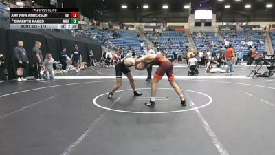 174 lbs Cons. Round 5 - Braedyn Rakes, Morningside (Iowa) vs Xayvion Anderson, Grand View (Iowa)