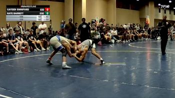 150 lbs Round 1 (6 Team) - Cayden Swinford, North Shelby Regulators Blue vs Nate Barrett, VSUS Athletics RTC