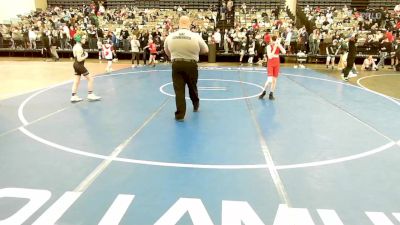 80-I lbs Quarterfinal - Jayden Keyes, MacArthur vs Shelby Tuhari, Olympic