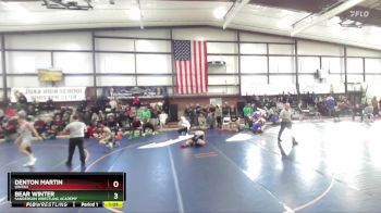 125 lbs Quarterfinal - Denton Martin, Uintah vs Bear Winter, Sanderson Wrestling Academy