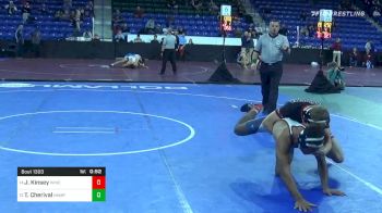 160 lbs Consolation - Jack Kinsey, Winchester vs Tyreece Cherival, Hampden Charter