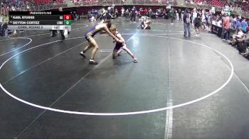 102 lbs Cons. Round 2 - Deyton Cortez, Lincoln Squires Wrestling Club vs Kael Stusse, Battle Creek