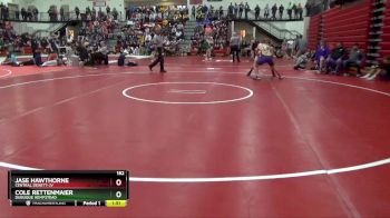 182 lbs Quarterfinal - Cole Rettenmaier, Dubuque Hempstead vs Jase Hawthorne, Central DeWitt-JV