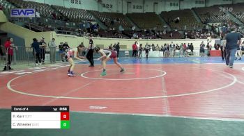 100 lbs Consi Of 4 - Paezlie Kerr, Tuttle Elite Wrestling Club vs Channing Wheeler, Holland Hall