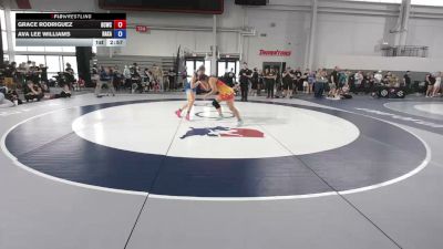 140 lbs Cons. Quarters - Grace Rodriguez, Bluff City Wrestling Club vs Ava Lee Williams, Bad Karma