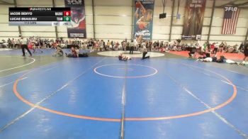 126 lbs Rr Rnd 3 - Connor Lagier, Mat Assassins Black vs Taiivaughnn Walsh, Team RJN Green