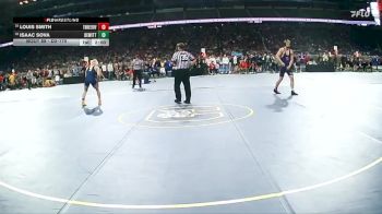D2-175 lbs Champ. Round 1 - Louis Smith, Three Rivers HS vs Isaac Sova, DeWitt HS