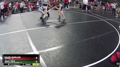 95 lbs Round 5 (6 Team) - Kaleb LeWallen, Kentucky vs Isaac Folk, South Dakota Thunder