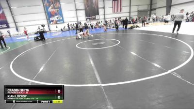 130 lbs Rd# 9- 2:15pm Saturday Final Pool - Cragen Smith, Michigan S.W.A.T vs Kiah Locust, Minnesota Funky Singlets