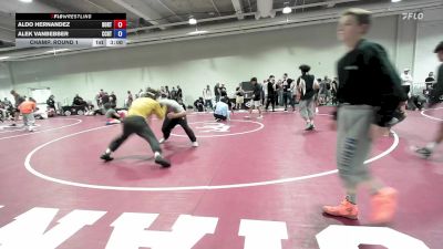 65 lbs Champ. Round 1 - Aldo Hernandez, Boone RTC vs Alek VanBebber, Central Coast Regional Training Center