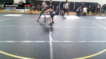 115 lbs Round 2 - Skyler Edwards, Grizzlies Wrestling Club vs Anthony Bean, Reverence Wrestling Club