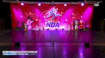 Dance Dynamics - Oaklee Volk [2025 Mini - Solo - Contemporary/Lyrical Day 1] 2025 NDA Houston Regional