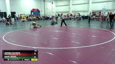 126 lbs Round 7 (10 Team) - Jayden Cochran, Viking Wrestling Club vs David Armas, Maximum Performacne