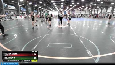 80 lbs Rd# 9- 2:15pm Saturday Final Pool - Colton Everett, POWA vs Gio Brunst, Westshore D.S