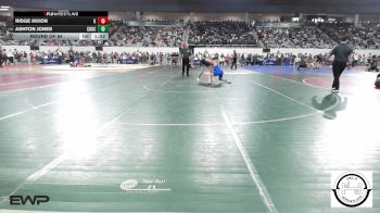 138 lbs Round Of 64 - Ridge Hixon, MARLOW OUTLAWS JH vs Ashton Jones, Choctaw Jh