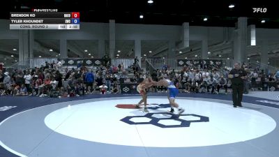 65 lbs Cons. Round 3 - Brendon Ko, Bakersfield College vs Tyler Khoundet, Stallions Wrestling Club