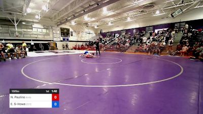 132 lbs Consi Of 8 #1 - Nicholas Paulino, Rhino Wrestling vs Ethan Smolinski-Howe, Estebuilt WC