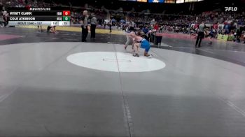 157 lbs Cons. Round 3 - Wyatt Clark, Emmett vs Cole Atkinson, McQueen Nevada