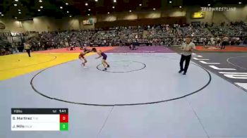 113 lbs Consi Of 4 - Gilbert Martinez, Tulare Titans Wrestling vs J W Mills, Escalon Wrestling