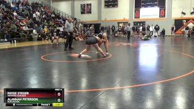 235 lbs Quarterfinal - Payge Steger, Western Dubuque vs Alannah Peterson, Burlington