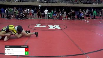 135 lbs Semifinal - D J Noel, Pittsburgh vs Joseph Hartz, Bordentown