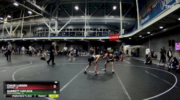 96 lbs Round 7 (8 Team) - Garrett Hayleck, AACO Allstars vs Chase Larsen, Buxton