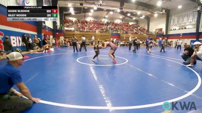 145 lbs Rr Rnd 3 - Daisie Bledsoe, Woodland Wrestling Club vs Riley Woods, Salina Wrestling Club