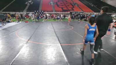 80 lbs 3rd Place Match - Boone Dilley, Wisconsin vs Ritchy Montaño, Oregon