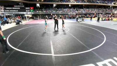 5A 100 lbs Champ. Round 1 - Abigail Mendoza, Corpus Christi Veterans Memorial vs Zaira Jaramillo, Dallas Jefferson