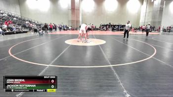 215 lbs Quarterfinal - Jackson Rotterman, St. Pius X (Kansas City) vs John Broehl, Broken Arrow