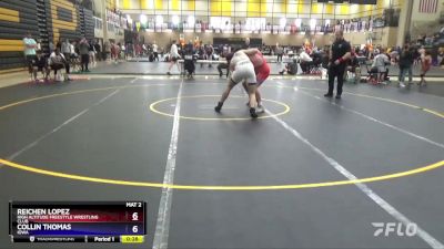 215 lbs Champ. Round 1 - Reichen Lopez, High Altitude Freestyle Wrestling Club vs Collin Thomas, Iowa