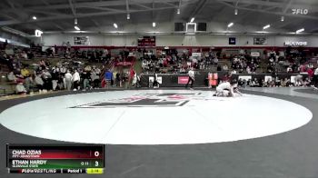 141 lbs Semifinal - Ethan Hardy, Glenville State vs Chad Ozias, Pitt-Johnstown