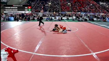 3A 98 lbs Cons. Round 3 - Richard Krohn, Parma vs Ryker Spencer, Challis