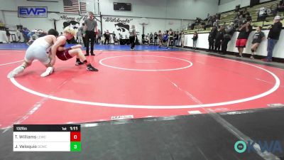 132 lbs Rr Rnd 2 - Ty Williams, Lincoln Christian vs Joseph Veloquio, Dark Cloud Wrestling Club