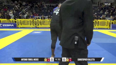 Christopher Galletta vs Antonio Tirrell McGee 2025 Pan IBJJF Jiu-Jitsu No-Gi Championship