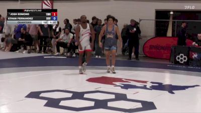 70 kg Quarters - Josh Edmond, Tiger Style Wrestling Club vs Ethan Fernandez, Spartan Combat RTC/ Titan Mercury Wrestling Club (TMWC)