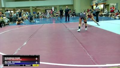 120 lbs Round 4 - Rilynn Younker, The Foundation vs Susannah Duke, Next Level Wrestling Club