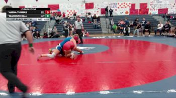 170 lbs 1st Place Match - Amina Thomas, Steilacoom (Girls) vs Makenzie Ball, Eatonville (Girls)