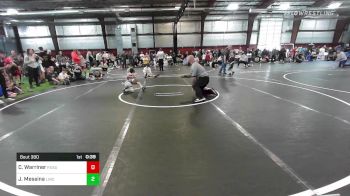 48 lbs Semifinal - Chase Warriner, Feasterville, PA vs Johnny Messina, Lincoln Park, NJ