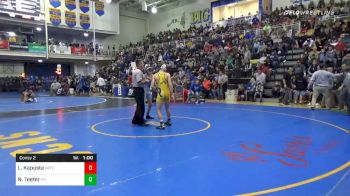 126 lbs Consolation - Lucas Kapusta, Hempfield vs Noah Teeter, Forest Hills