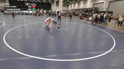 140 lbs Champ. Rd Of 16 - Thomas Snyder, MN Elite Wrestling Club vs Brody Evans, BTWC