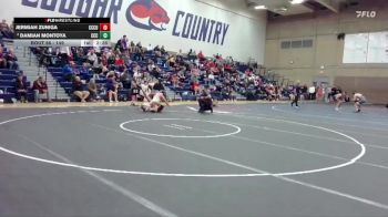 149 lbs Quarterfinal - Jermiah Zuniga, Clackamas Unattached vs Damian Montoya, Clackamas Community College