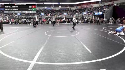 115 lbs Consi Of 16 #2 - Joshua Medina, Unattached vs Zachary Smith, Premier Wrestling Center