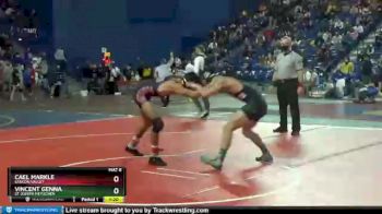 145 lbs Champ. Round 1 - Cael Markle, Saucon Valley vs Vincent Genna, St Joseph Metuchen