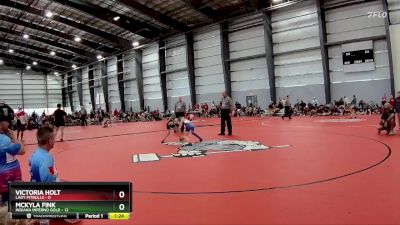 66 lbs Quarters - McKyla Fink, Indiana Inferno Gold vs Victoria Holt, Lady Pitbulls