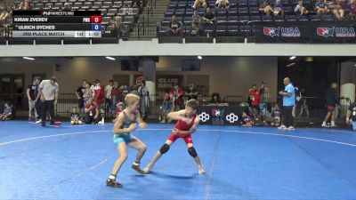 67 lbs 3rd Place Match - Kiran Zverev, Punisher Wrestling Company vs Ulrich Dyches